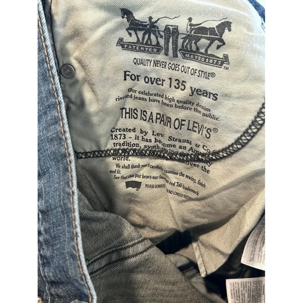 Levi's 514 Straight Fit Denim Jeans‎ Blue Mens Size 34x32